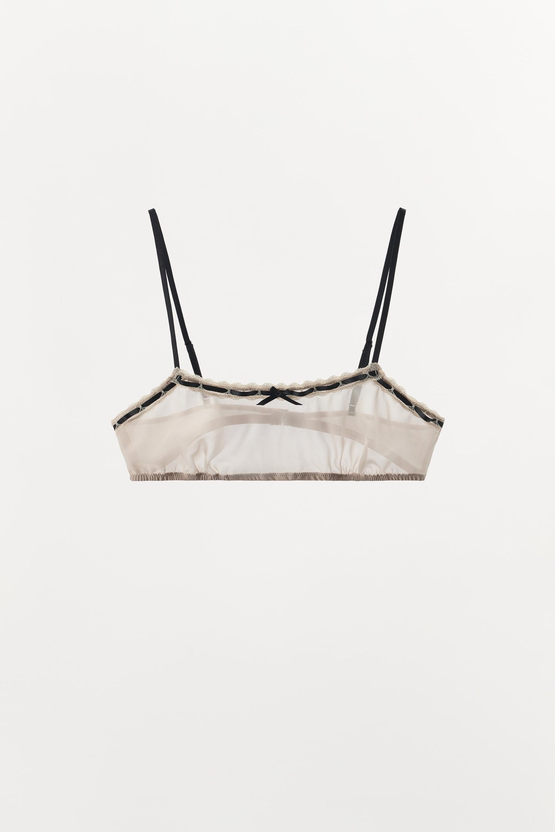CONTRAST BOW BRALETTE