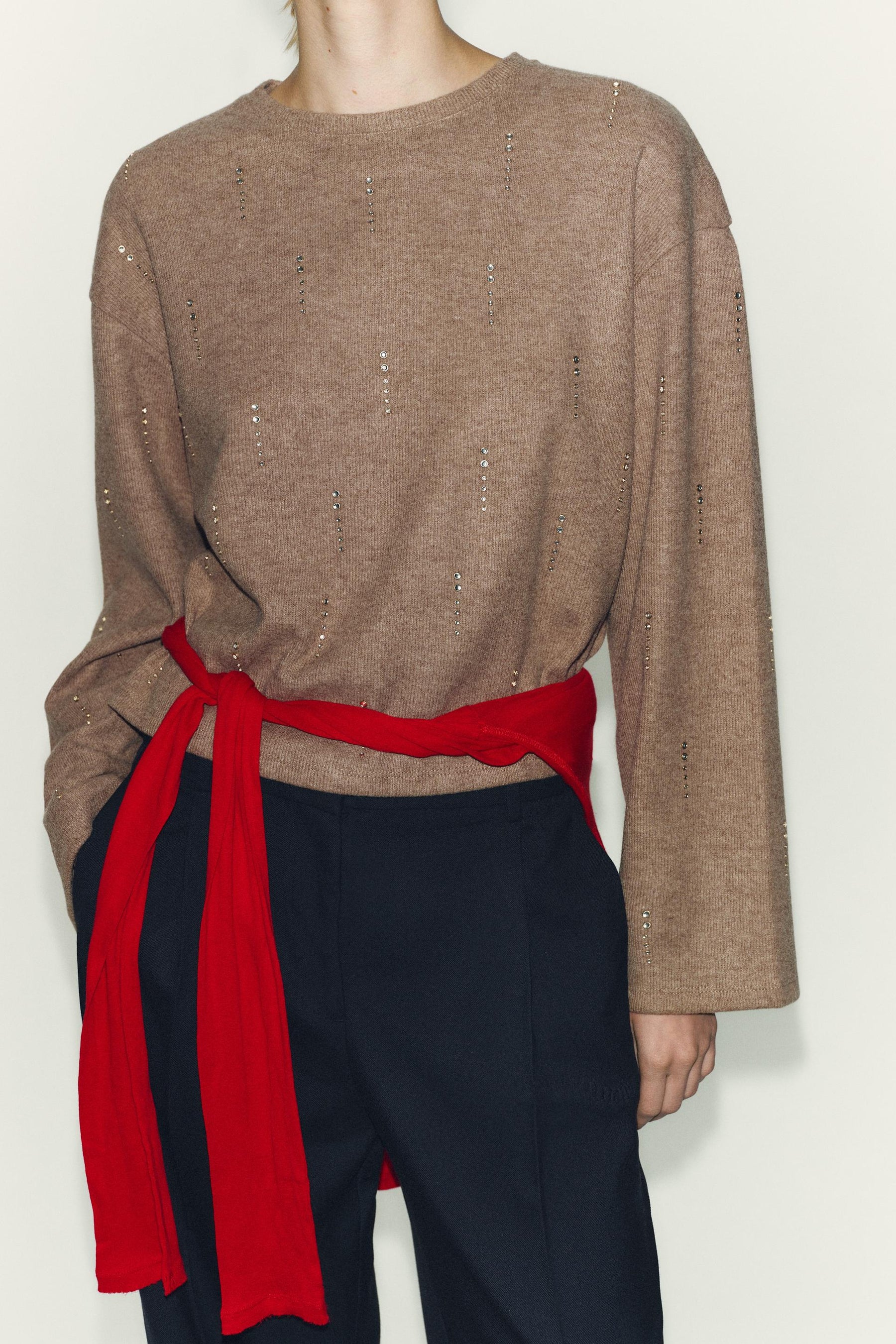 SPARKLY RIBBED JUMPER - Image 2