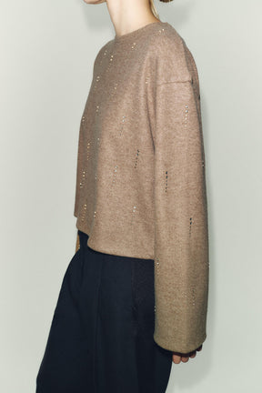 SPARKLY RIBBED JUMPER - Image 4