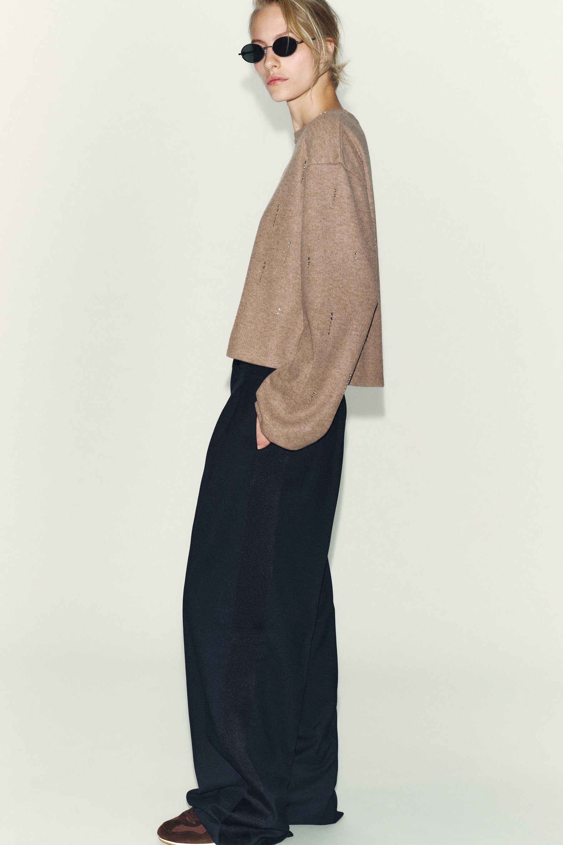 SPARKLY RIBBED JUMPER - Image 5