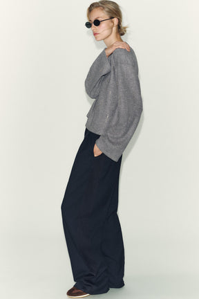 SPARKLY RIBBED JUMPER - Image 4