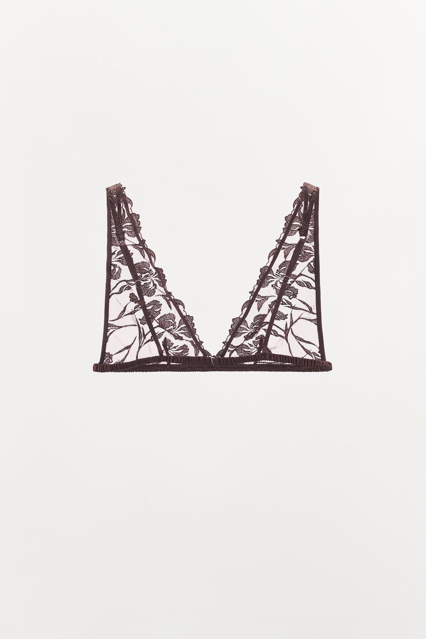 Embroidered Lace Bralette