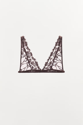 Embroidered Lace Bralette