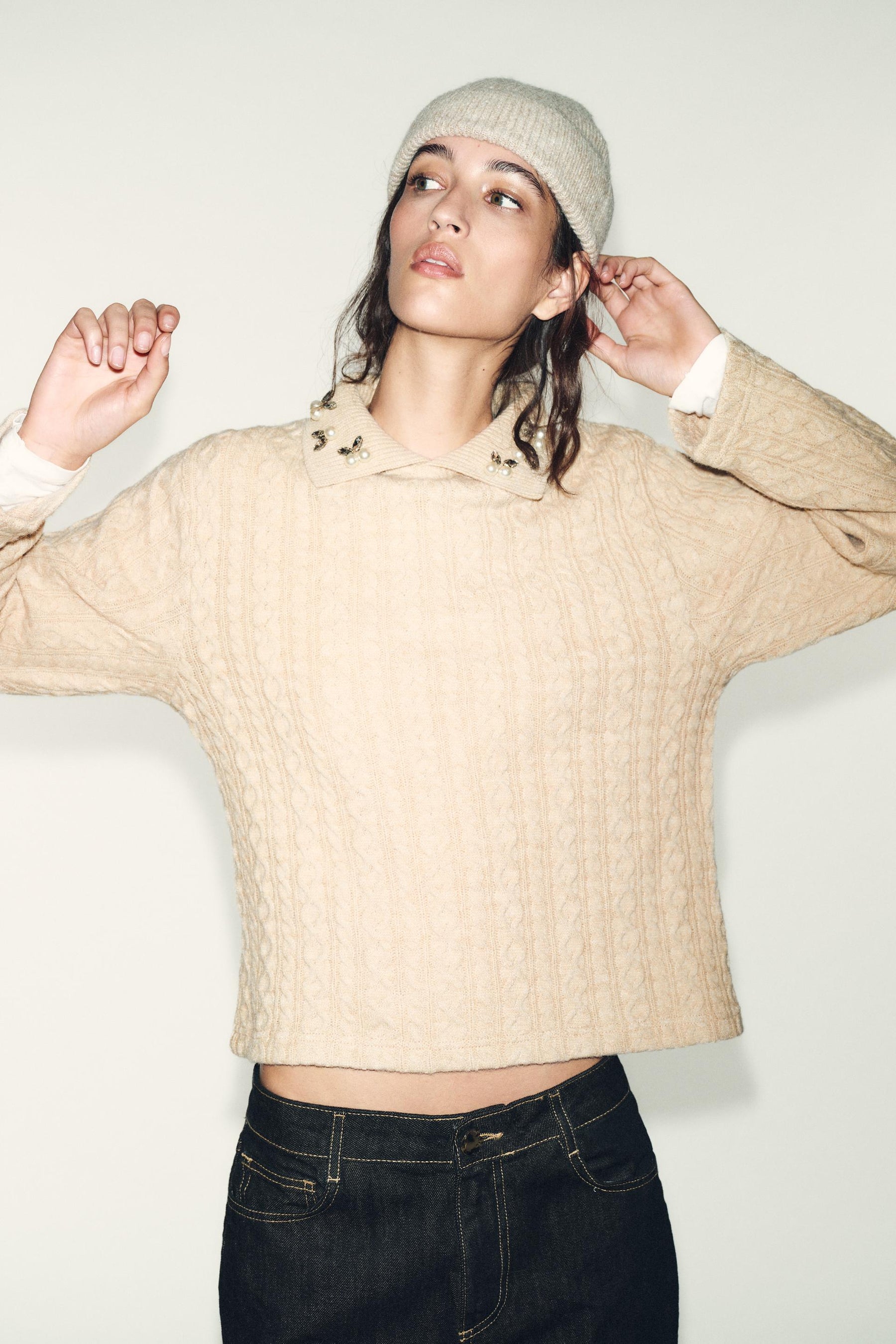 Cable-Knit Jumper