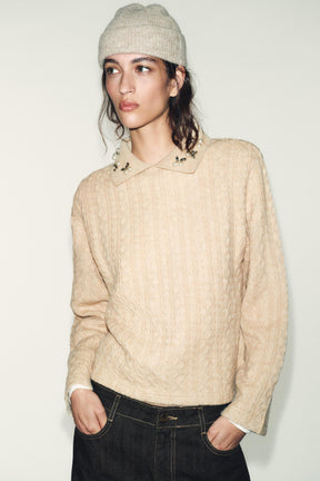 Cable-Knit Jumper