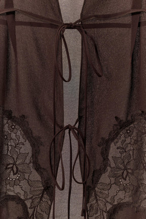 LACE SHIRT WITH BOWS