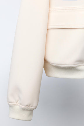 CROPPED BOMBER JACKET WITH SHOULDER PADS - Image 4