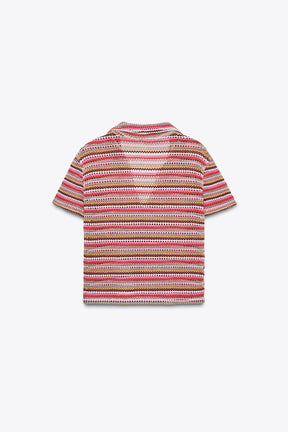 Crochet Polo Jumper