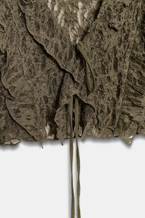 Lace Ruffled Jacket