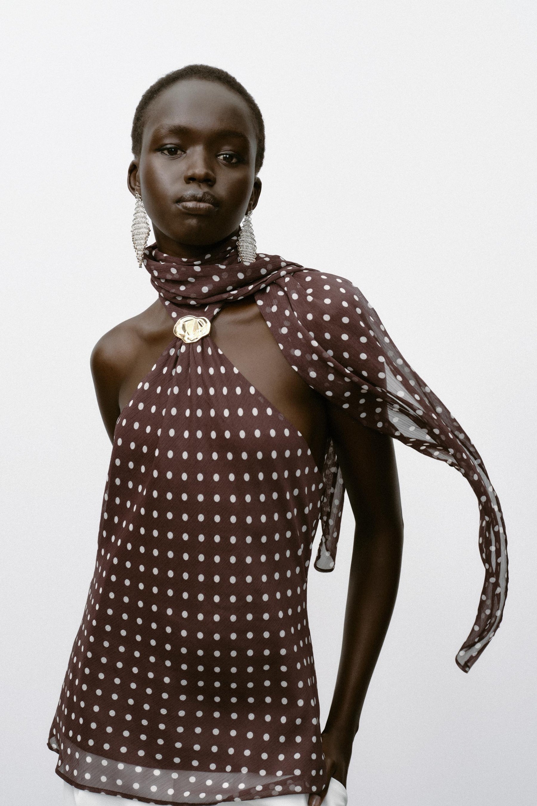 Polka Dot Halter Top