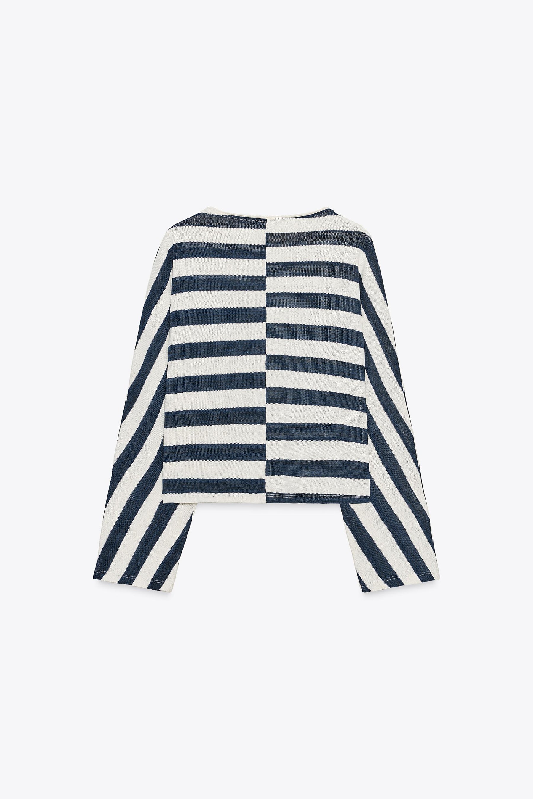 STRIPED BATWING SLEEVE JUMPER - Image 7