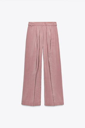 WIDE-LEG TROUSERS WITH BELT