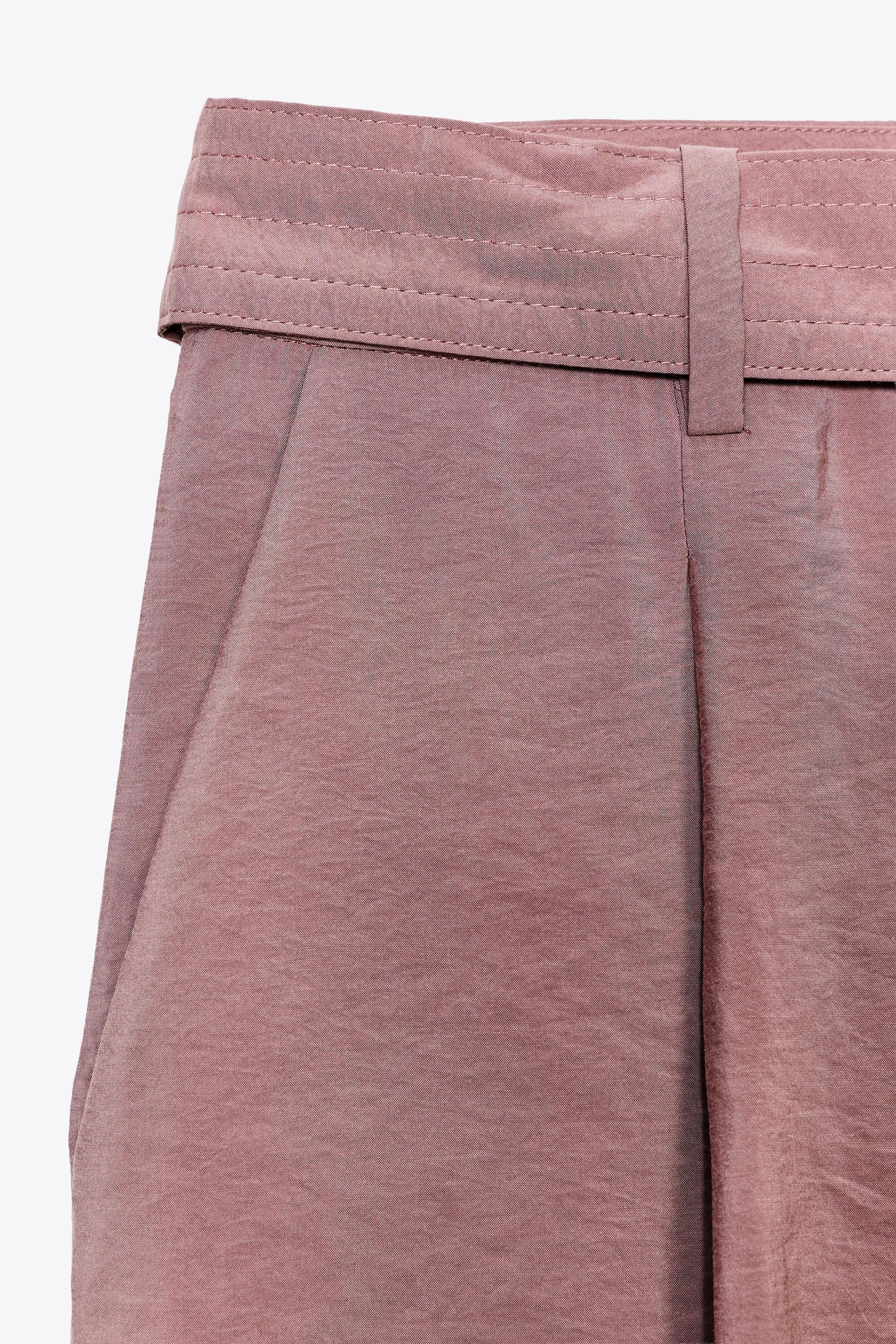 WIDE-LEG TROUSERS WITH BELT