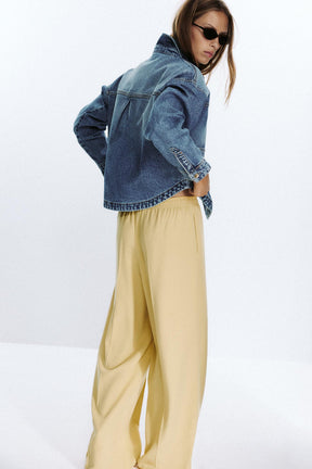 Wide-leg trousers