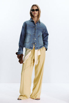 Wide-leg trousers