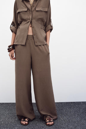 FLOWING WIDE TROUSERS