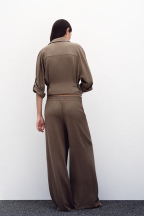 FLOWING WIDE TROUSERS