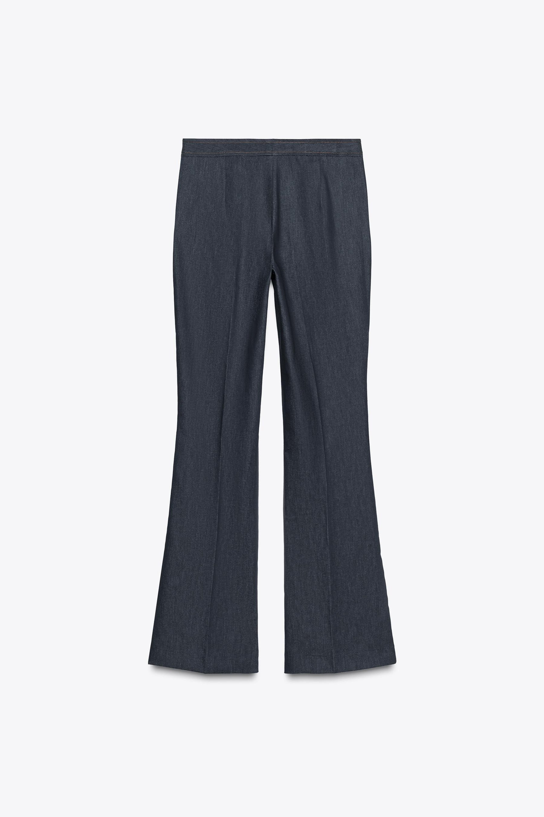 CONTRAST TOPSTITCH TROUSERS