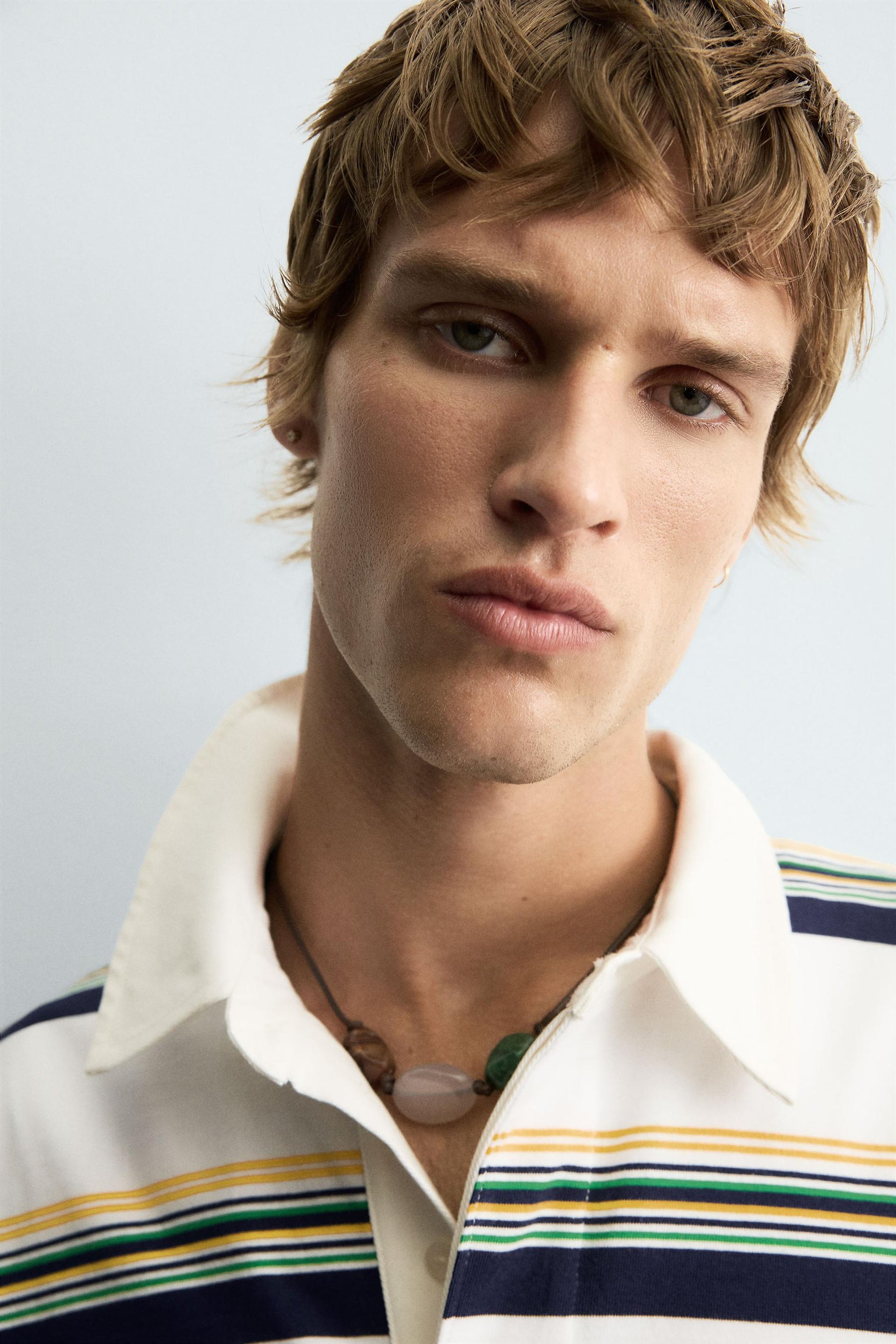 STRIPED POLO SHIRT - Image 5