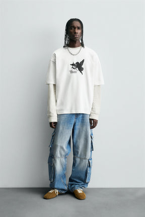 RUBBERISED PRINT T-SHIRT - Image 1