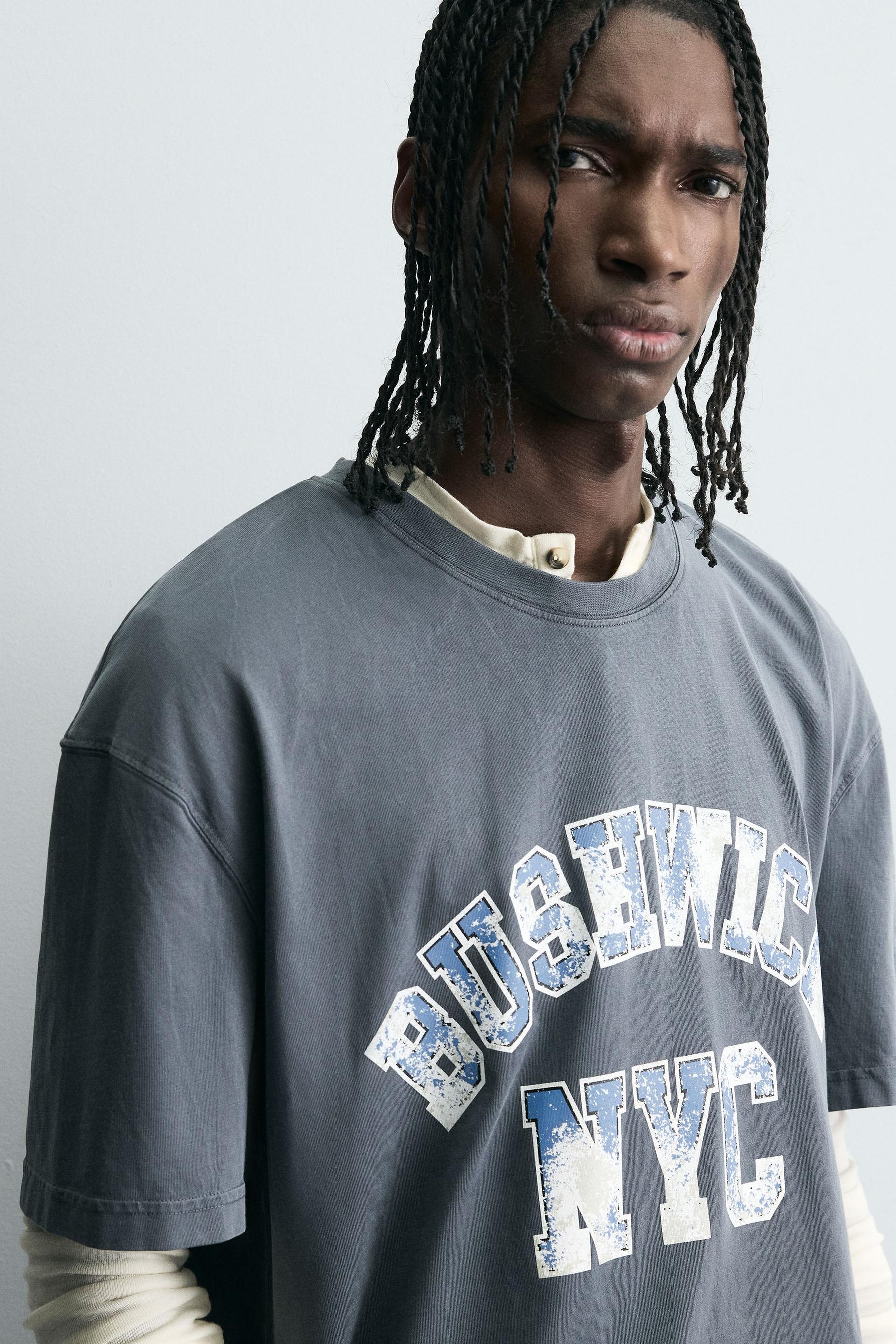 WASHED PRINT T-SHIRT - Image 4