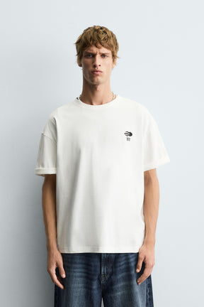 CONTRAST PATCH T-SHIRT - Image 2