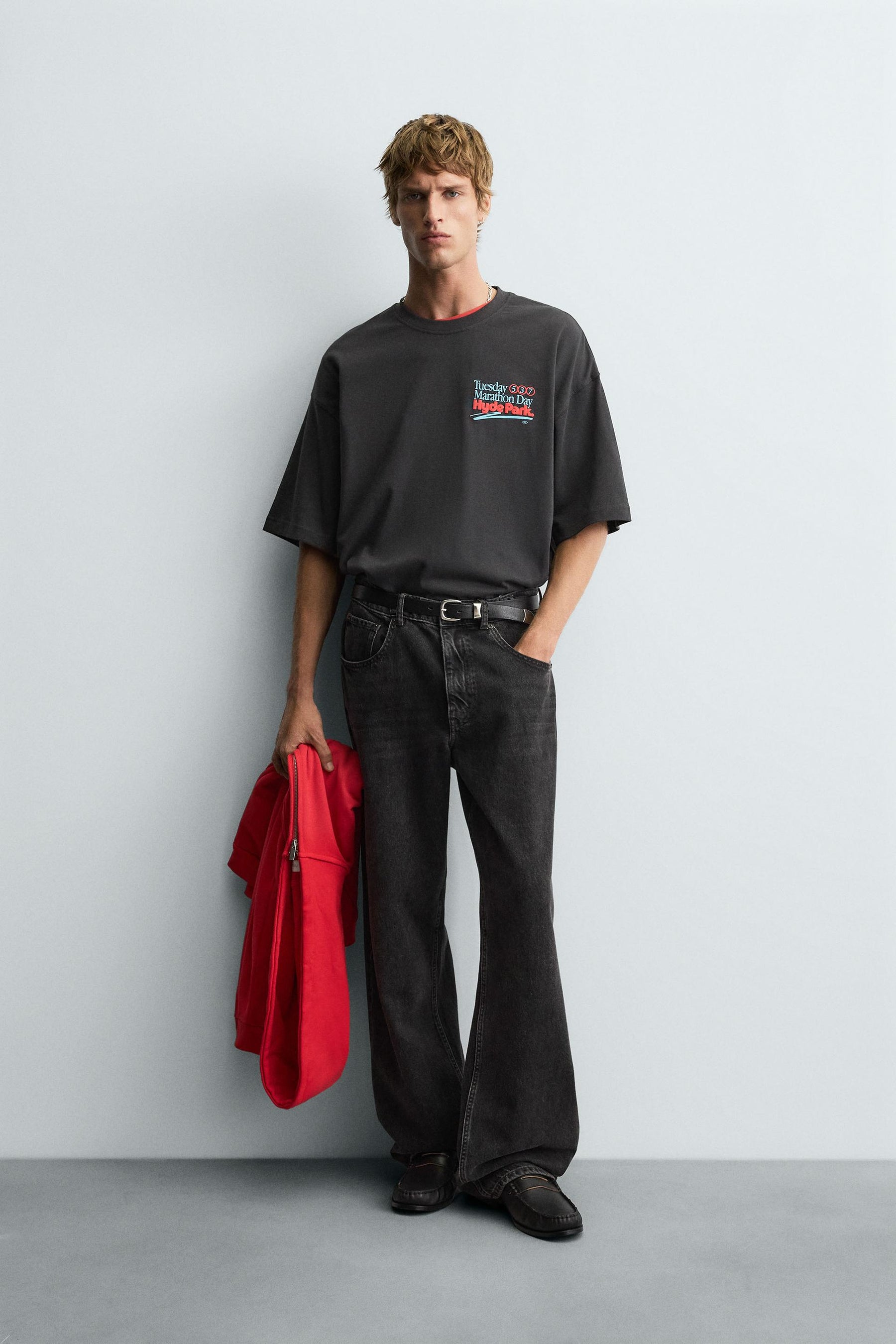 FADED NUMBER T-SHIRT - Image 1