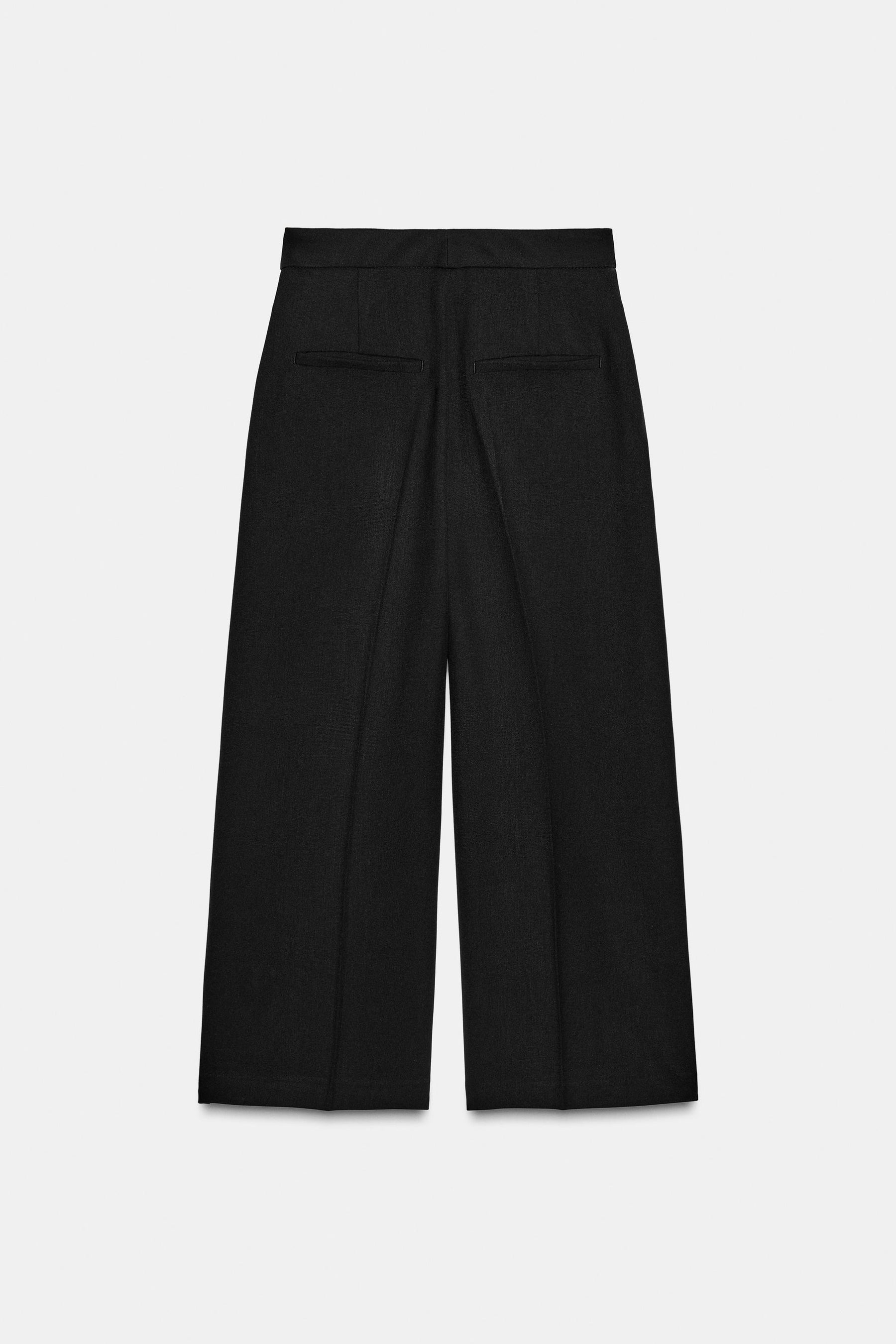 High-Waist Culotte Trousers