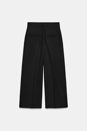 High-Waist Culotte Trousers