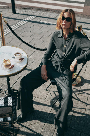 Straight-Leg Trousers