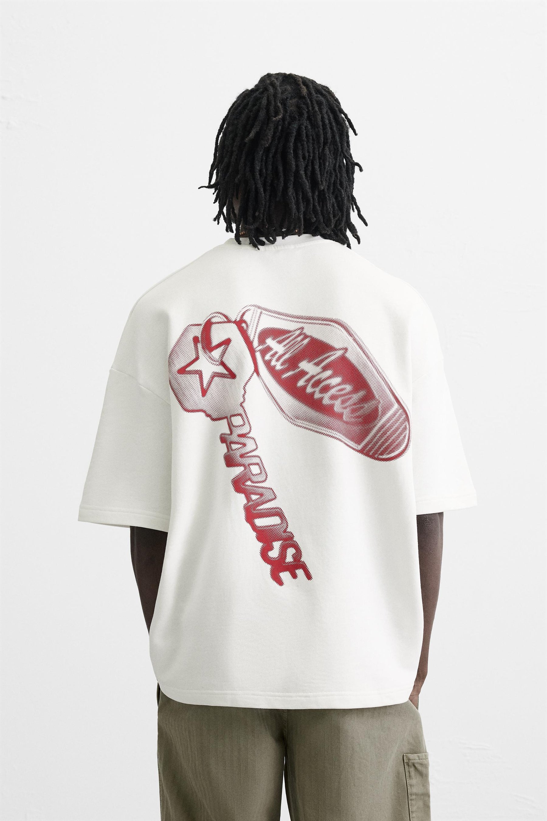 CONTRAST PRINT SWEATSHIRT - Image 3