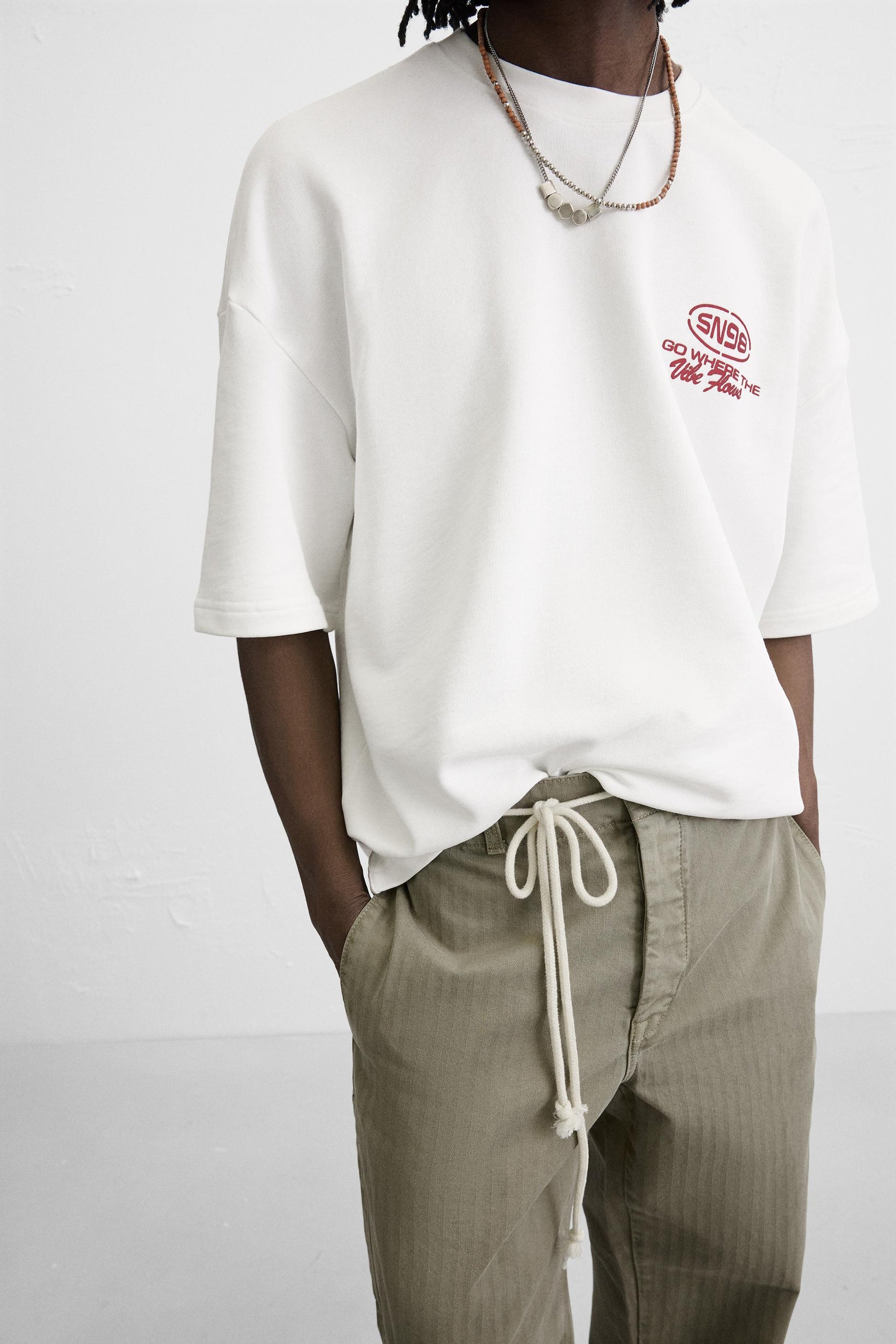 CONTRAST PRINT SWEATSHIRT - Image 6