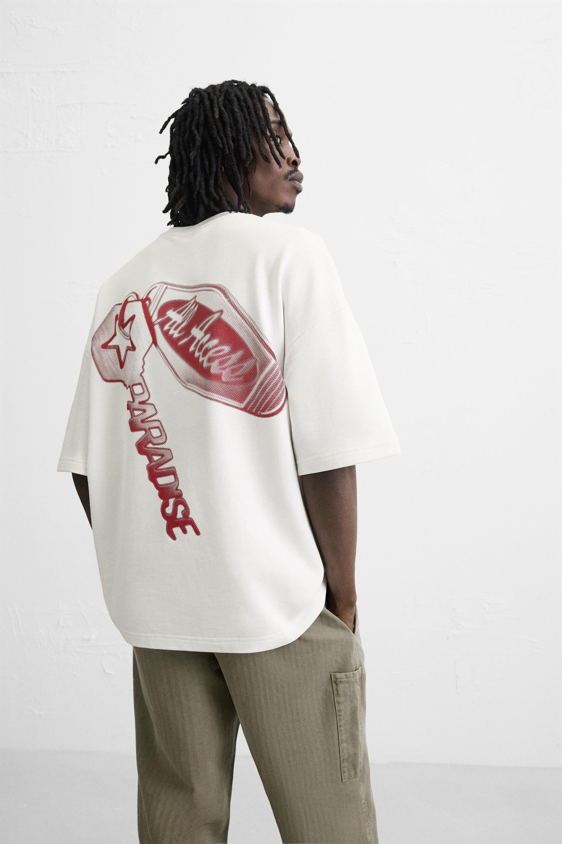 CONTRAST PRINT SWEATSHIRT - Image 7