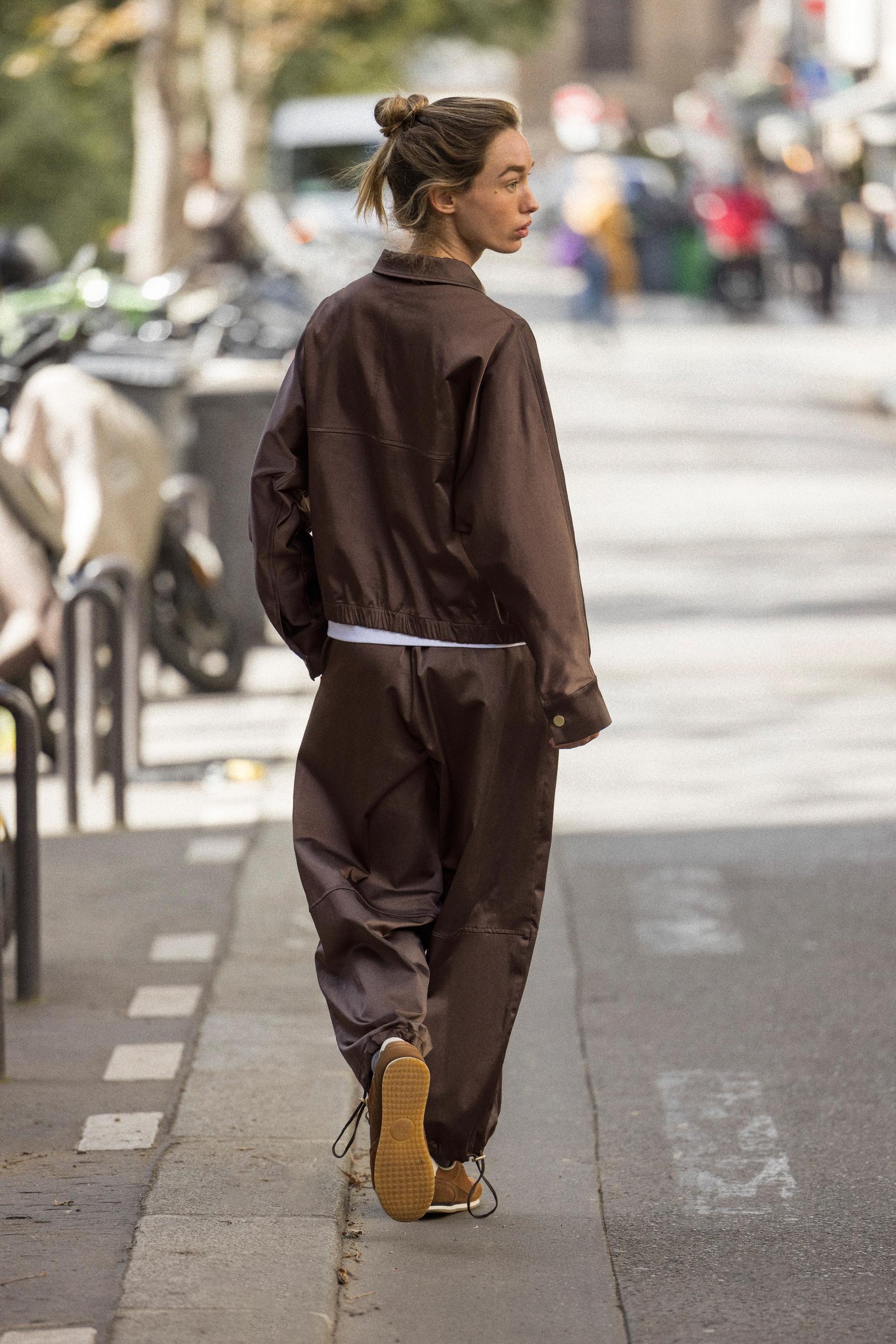 Satin Balloon Trousers