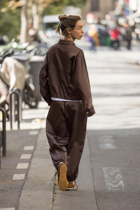 Satin Balloon Trousers