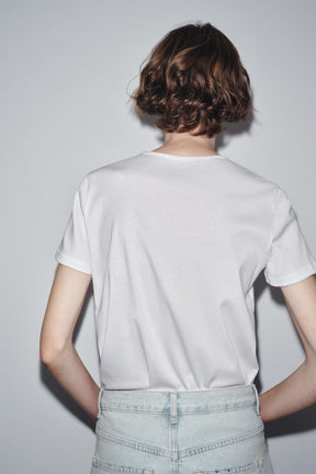 Mercerised cotton shirt