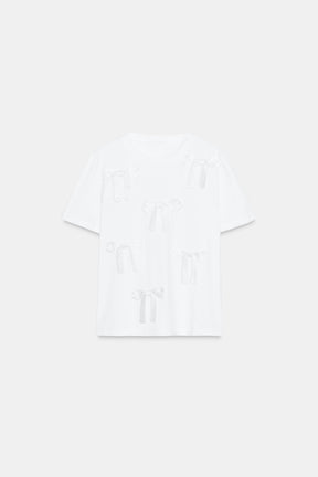 Bow-Detailed T-Shirt
