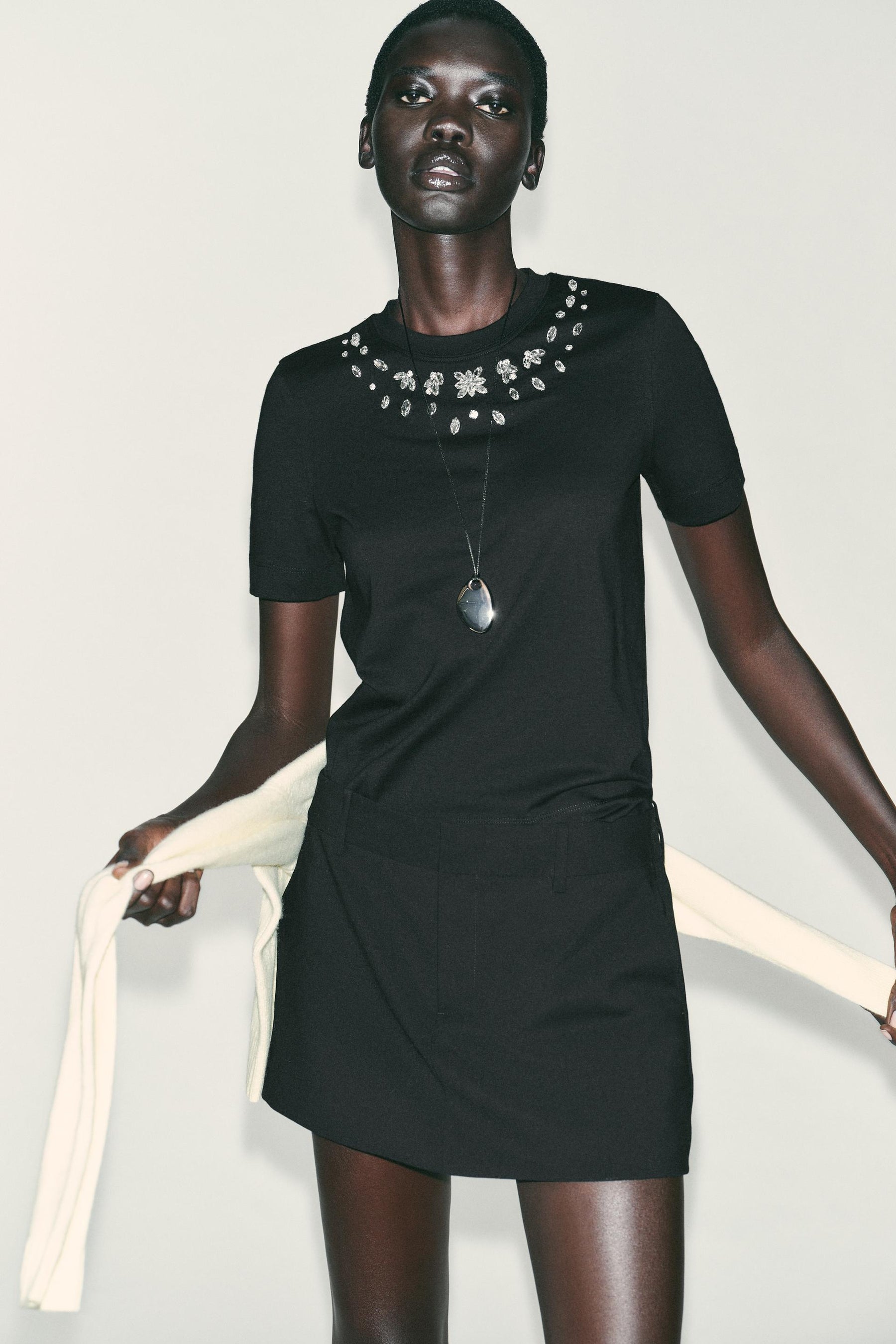 Jewel Embellished T-Shirt