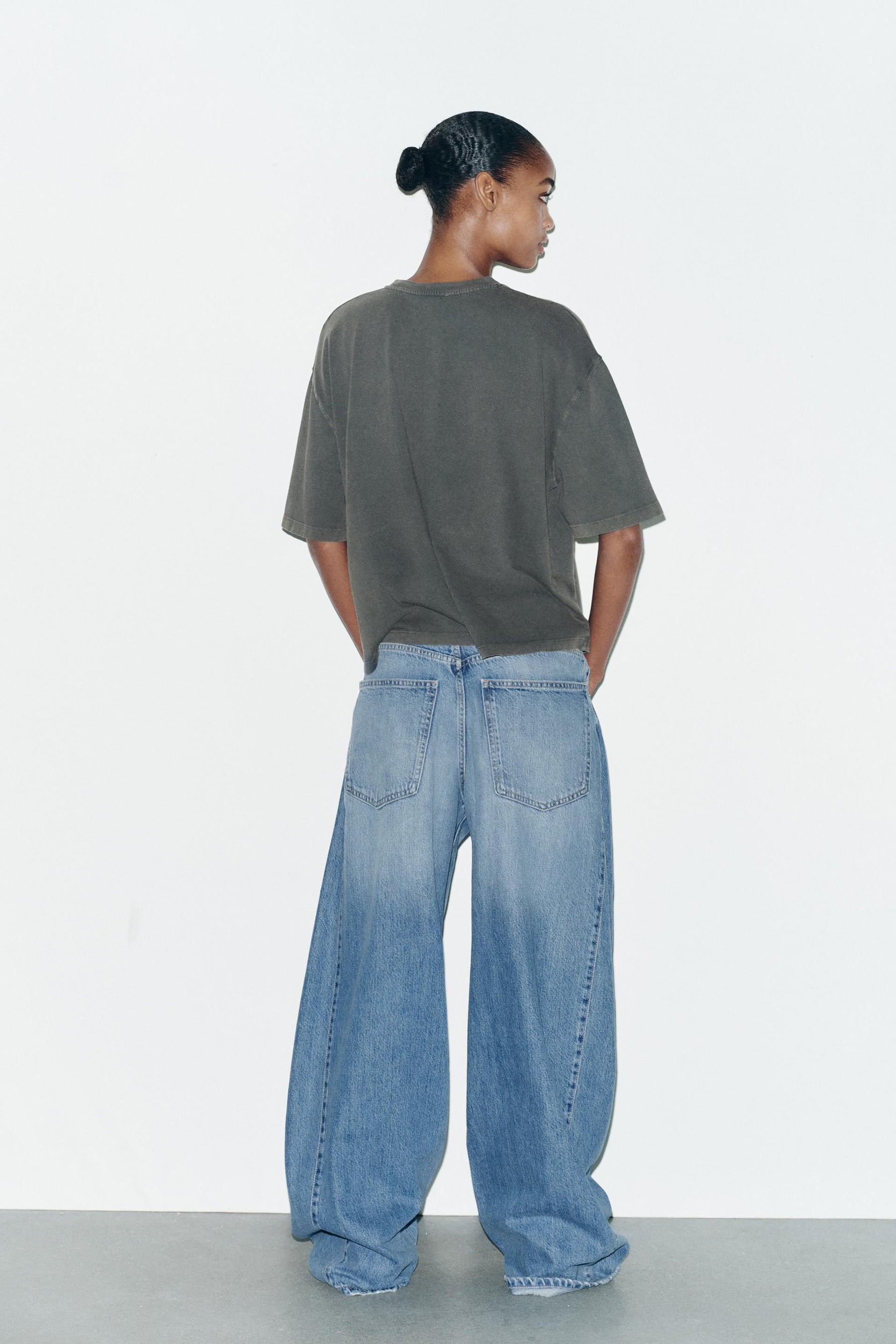 Faded-Effect T-Shirt