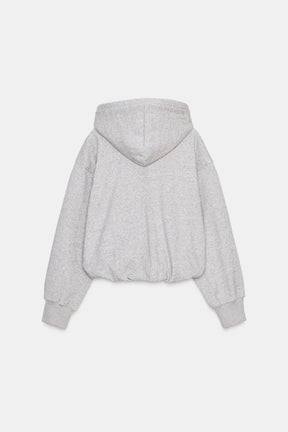 Balloon Hem Hoodie
