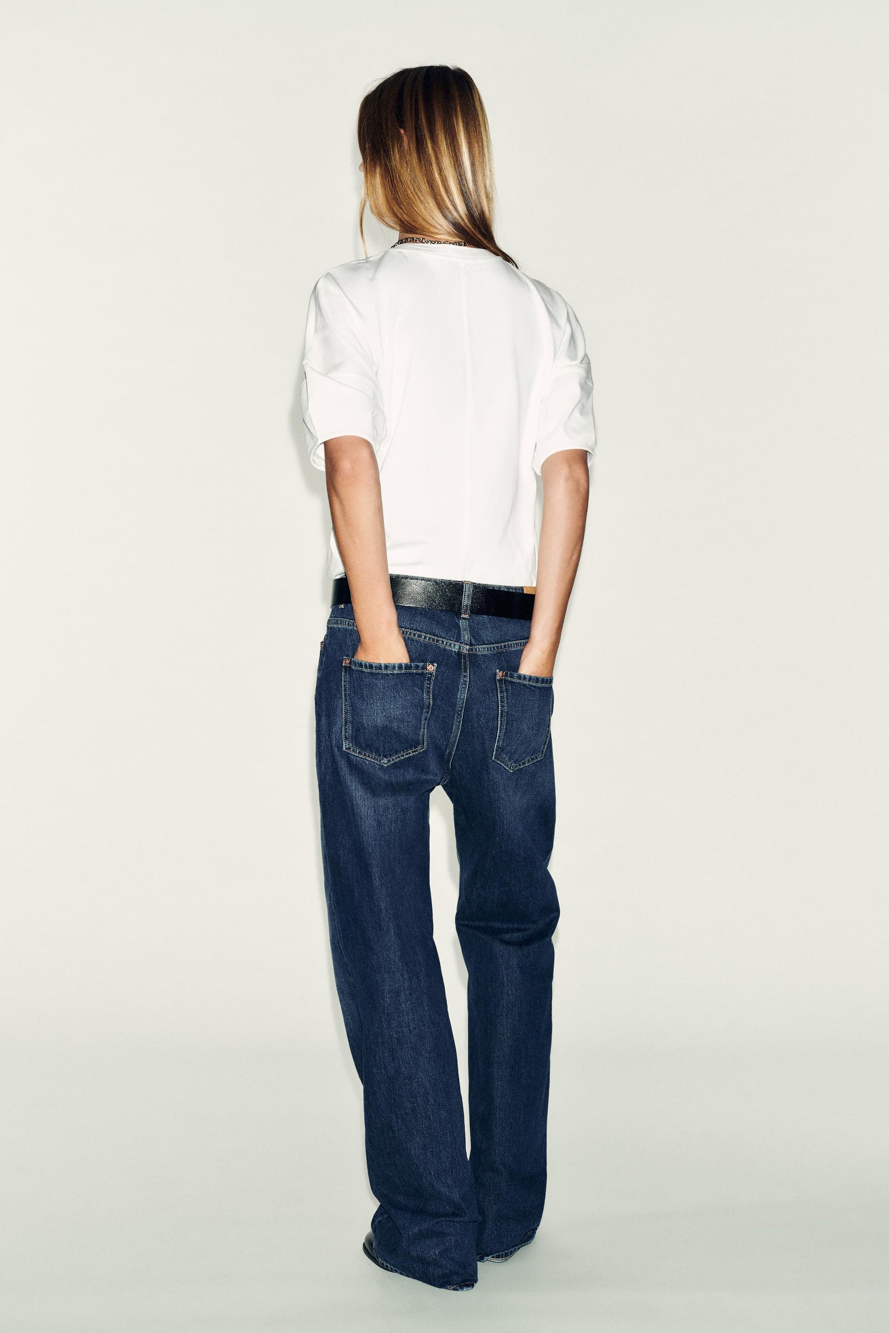 Contrast Flower Print T-Shirt