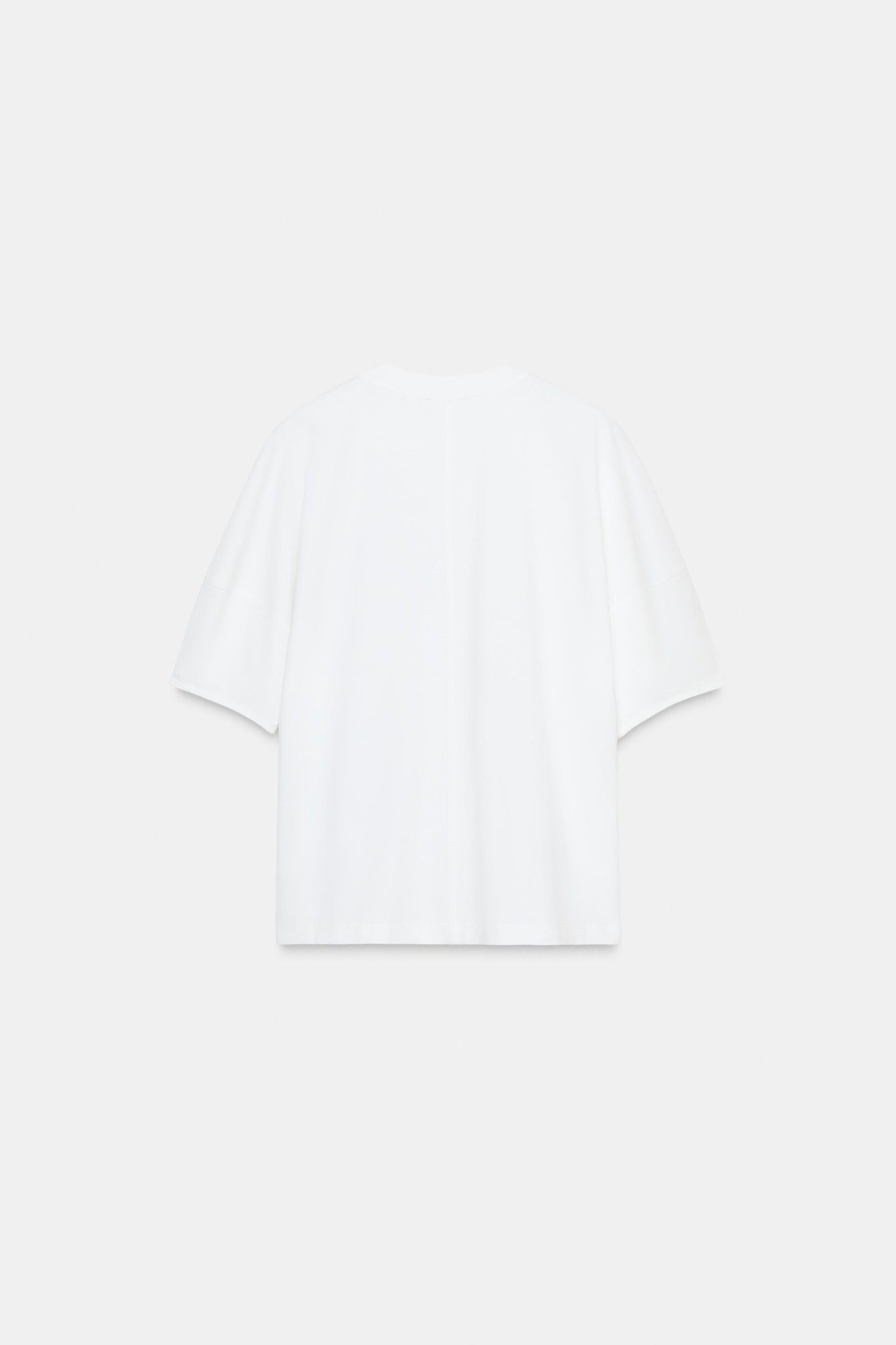 Contrast Flower Print T-Shirt