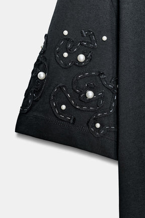 EMBROIDERED BEADED SHIRT