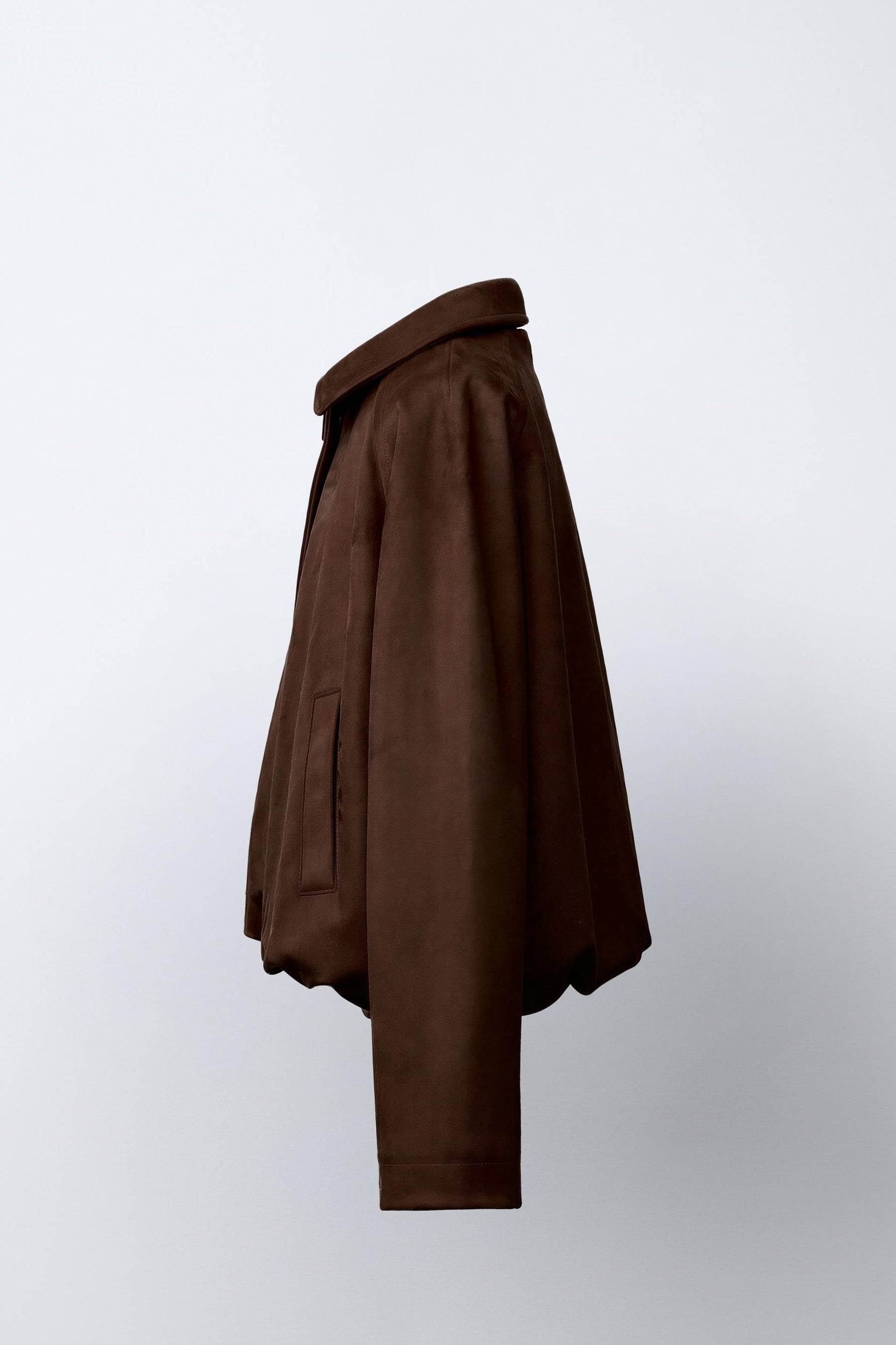 FAUX SUEDE BOMBER JACKET - Image 2