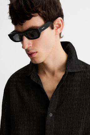 JACQUARD LINEN/COTTON SHIRT - Image 7