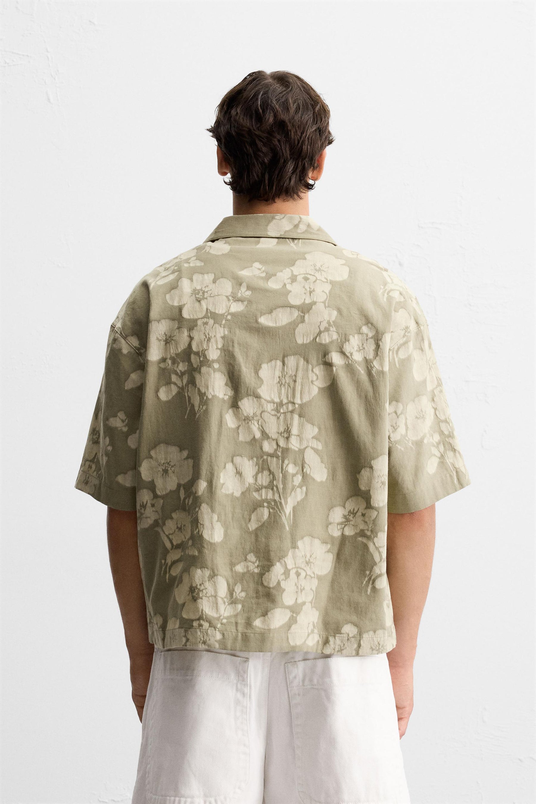 FLORAL JACQUARD SHIRT - Image 3