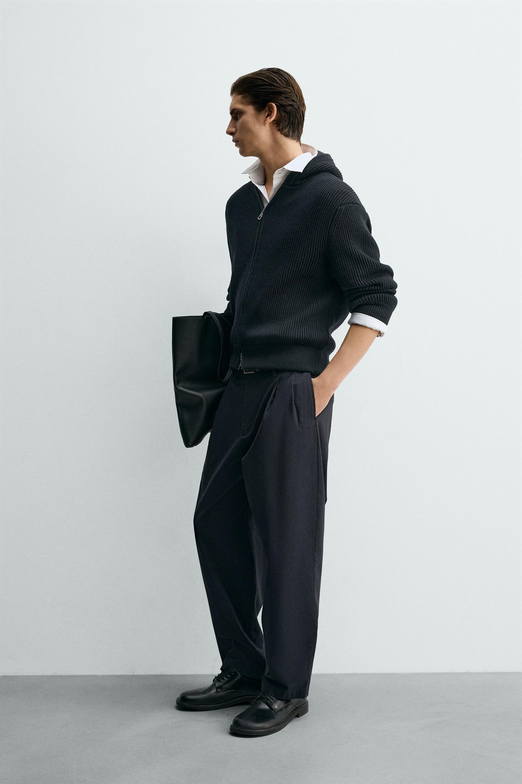 PLEATED RELAXED FIT TROUSERS - Image 4