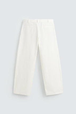 RELAXED FIT PLEATED TROUSERS - Image 6