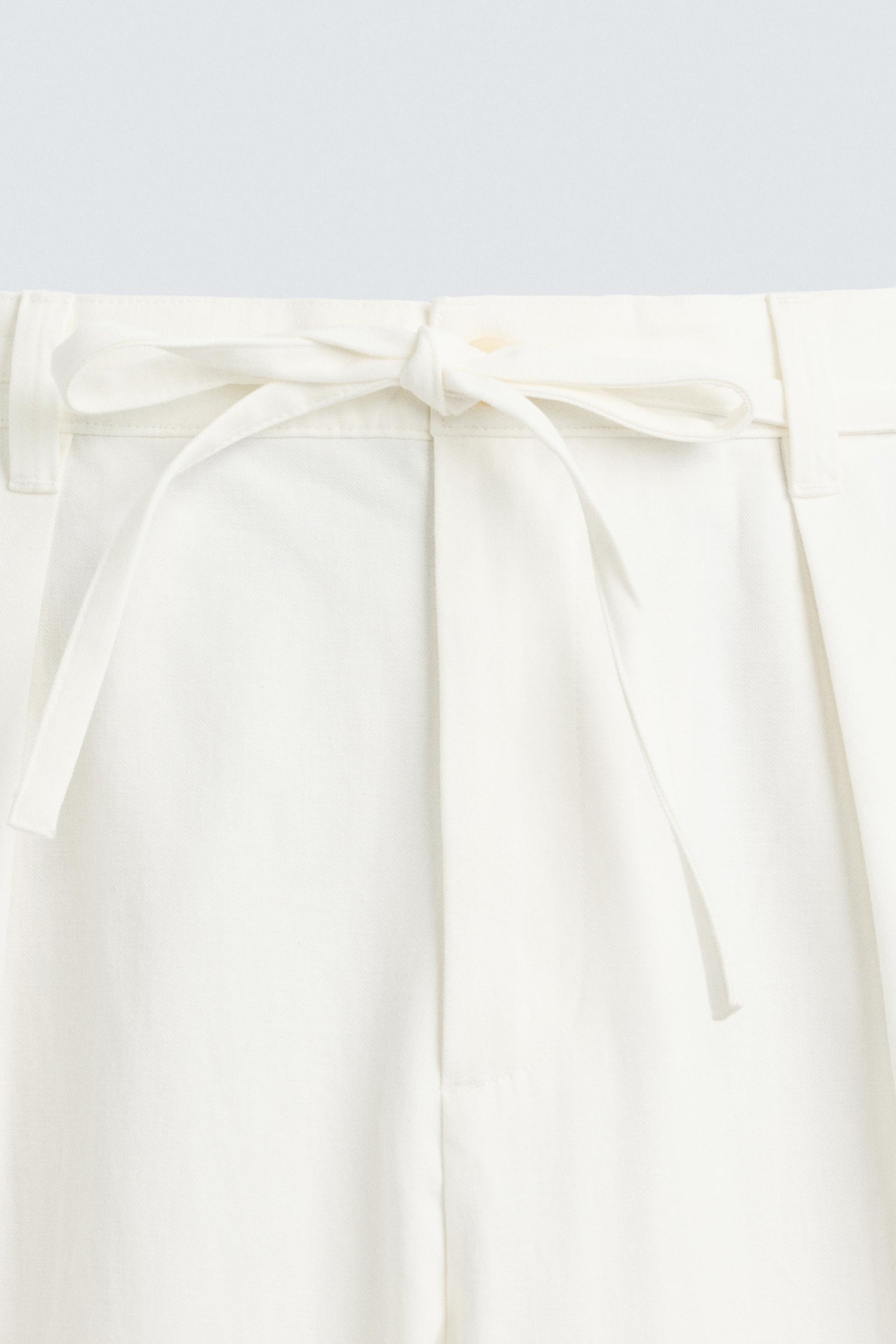 RELAXED FIT PLEATED TROUSERS - Image 7