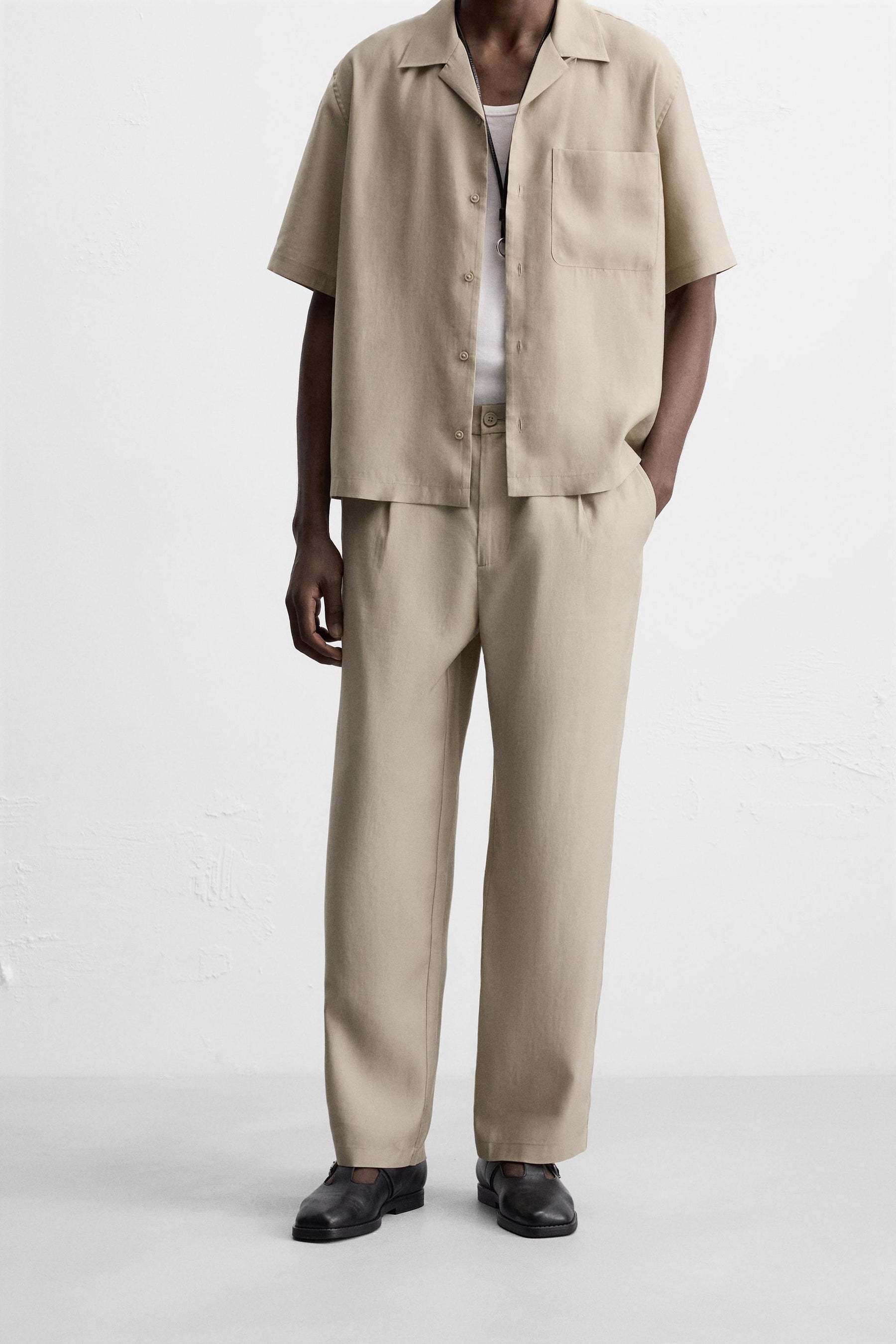 LYOCELL BLEND TROUSERS - Image 2